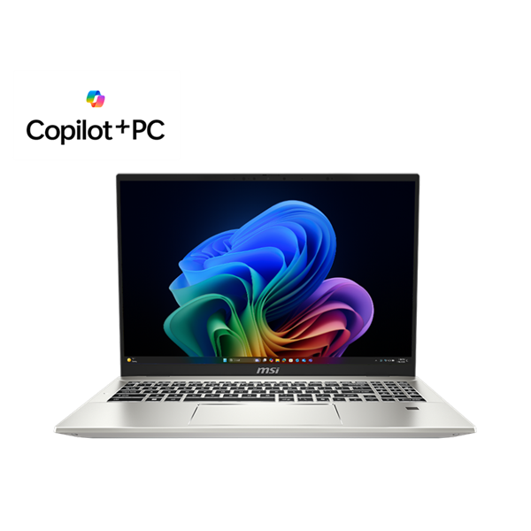 MSI Business NB Prestige A16 AI+ A3HMG-080, 16" UHD+ OLED, Ryzen AI 9 365, 32GB, 1TB M.2, INT, WIN11H, Ezüst