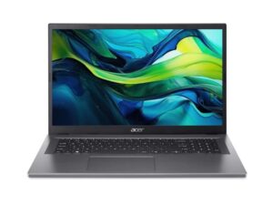 ACER Aspire AG17-31P-31UY, 17.3" FHD, Intel Core 3 N355, 8GB, 512GB SSD, UMA, DOS, acélszürke