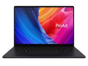 ASUS CONS NB StudioBook H7606WM-ME013X 16" WQUXGA OLED Touch, AI 9 HX 370, 32GB, 2TB M.2, RTX 5060 8GB, WIN11PRO, Fekete