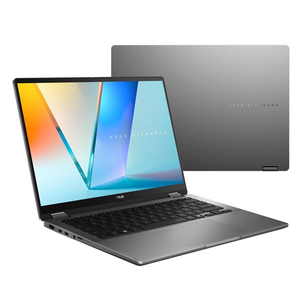 ASUS CONS NB Vivobook Flip TP3407SA-QL003W 14" WUXGA OLED Touch, Ultra 5 226V, 16GB, 512GB M.2, INT, WIN11H, Szürke - Image 3