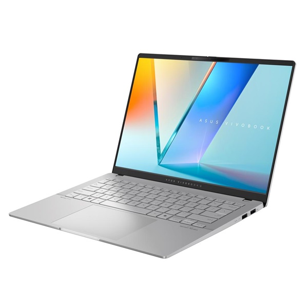 ASUS CONS NB Vivobook S14 M5406KA-QD037 14" WUXGA OLED GL, AMD Ryzen AI 7 350, 16GB, 1TB M.2, INT, NOOS, Ezüst - Image 3