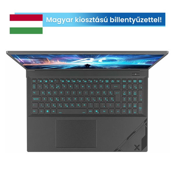 GIGABYTE G6X 9MG 16" WUXGA (165Hz), Intel Core i7-13650HX (14C/4.9Ghz), 16GB, 1TB SSD, RTX 4050, Magyar billentyű - Image 2