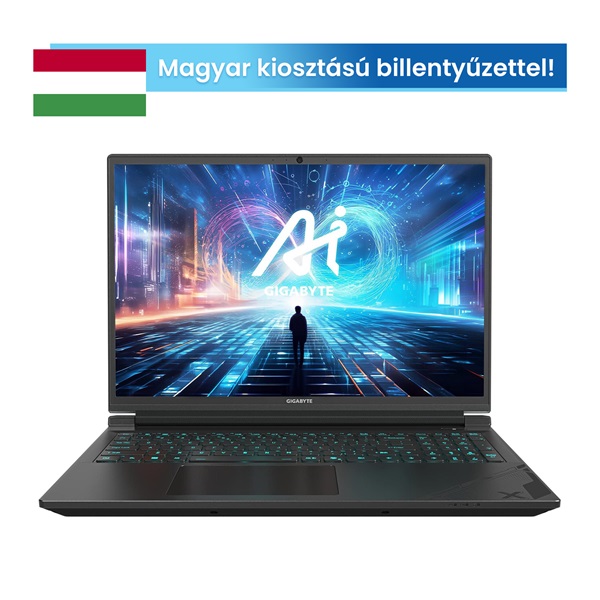 GIGABYTE G6X 9MG 16" WUXGA (165Hz), Intel Core i7-13650HX (14C/4.9Ghz), 16GB, 1TB SSD, RTX 4050, Magyar billentyű - Image 3