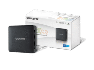 GIGABYTE PC BRIX, Intel Core i7 1355U 5GHz, 2xHDMI, Displayport (Type C), LAN, WIFI, BT, 2.5" HDD hely, 6xUSB