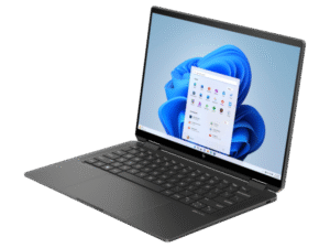 HP Spectre x360 14-eu0003nh 14" 3K 2880x1800 OLED 120Hz 400cd Touch, Ultra7-155H 1.4GHz, 32GB, 1TB SSD, Win 11, fekete