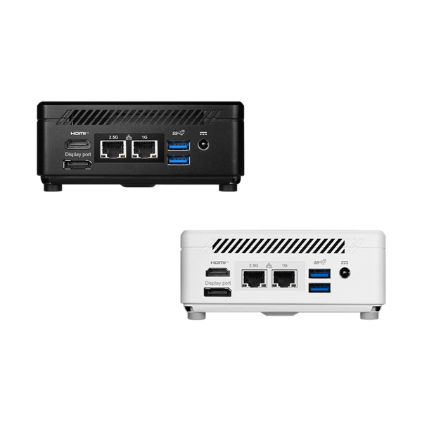 MSI Business DT Cubi 5 12M-407BEU, i3-1215U, Intel UHD, M.2 NVME, 2,5"SATA, 4xUSB, Thunderbolt4, HDMI, DP, 2xRJ45, Black - Image 3