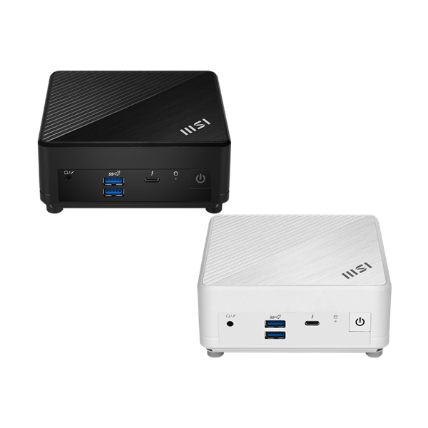 MSI Business DT Cubi 5 12M-407BEU, i3-1215U, Intel UHD, M.2 NVME, 2,5"SATA, 4xUSB, Thunderbolt4, HDMI, DP, 2xRJ45, Black
