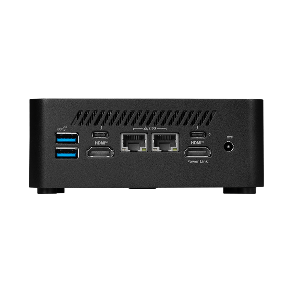 MSI Business DT Cubi NUC 1M-251BEU, Core 3 100U, DDR5, NVME, 2,5", AX+BT5.3, Thunderbolt4 x2, RJ45 x2, HDMI x2, Black - Image 3