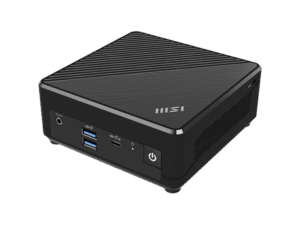 MSI Business DT Cubi N ADL S-225BEU, Intel N100, Intel HD Graphics, M.2 NVME, 4xUSB, USB-C, HDMI, DP, 2xRJ45, Black