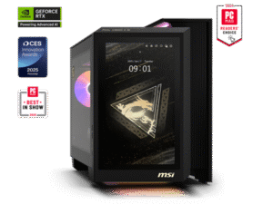 MSI GAMING DT MEG Vision X AI 2NVZ9-046EU, Ultra 9 285K, 128GB, 2TB, RTX 5090 32GB, 1200W, Liquid, Win11H, 13" FHD panel