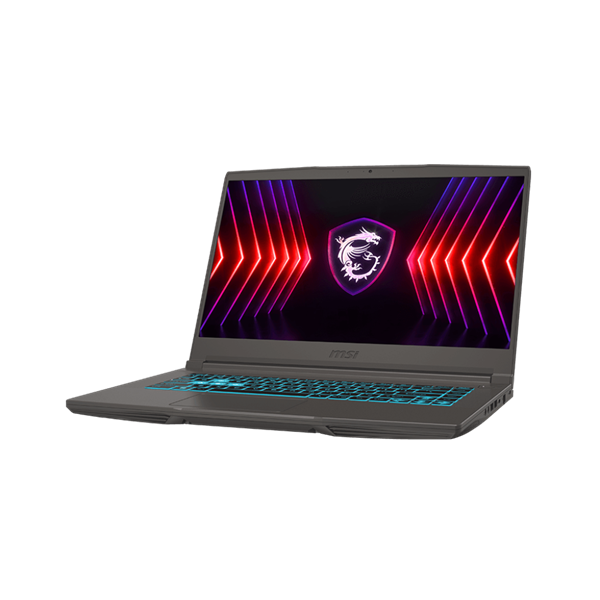 MSI Gaming NB Thin 15 B13VE-2854, 15.6" FHD 144Hz, i7-13620H, 16GB, 512GB M.2, RTX 4050 6GB, NOOS, Fekete