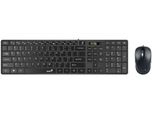 KEY-Genius SlimStar C126 vezetékes fekete USB billentyűzet + egér