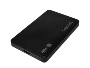 LogiLink 2,5" külső ház USB3 SATA csavarmentes fekete