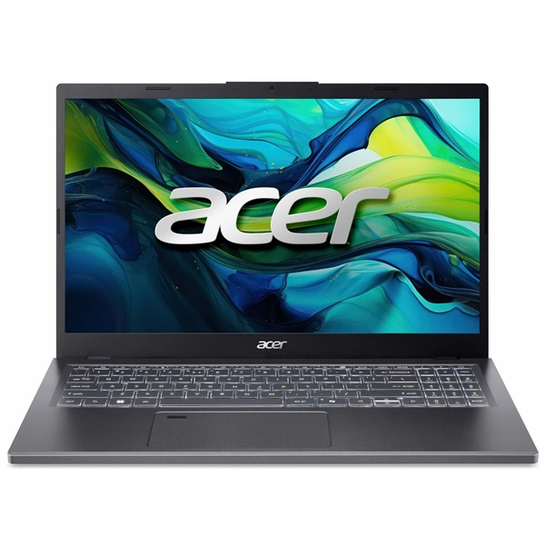 ACER Aspire A15-61M-R5S9, 15.6" FHD, AMD Ryzen 7 8840HS, 16GB, 1TB SSD, UMA, DOS, acélszürke