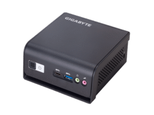 GIGABYTE PC BRIX, Intel Celeron N5105 2.9 GHz, HDMI, MiniDisplayport, LAN, WIFI, Bluetooth, 2.5" HDD hely, 4xUSB 3.0