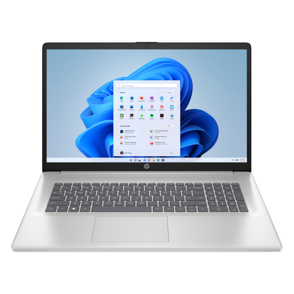HP 17-cp2003nh 17.3" FHD AG IPS 300cd, Ryzen5 7520U 2.8GHz, 8GB, 512GB SSD, Win 11, ezüst