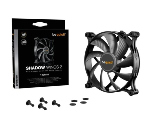 Be Quiet! Shadow Wings 2 14cm PWM rendszerhűtő
