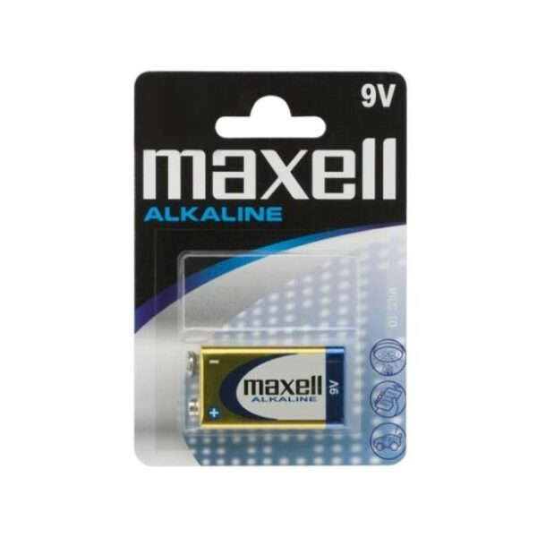 9V elem 6LR61 Maxell alkaline