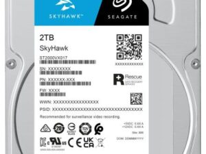 2TB Seagate 7200 256MB SATA3 HDD SkyHawk  ST2000VX017