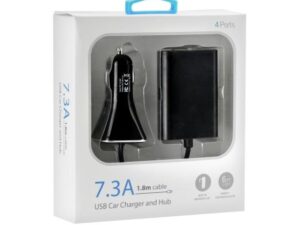 BlueStar 4xUSB Autós töltő (7,3A)