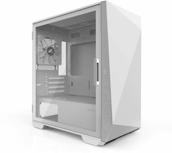 Zalman Z1 ICEBERG táp nélküli fehér ablakos ház