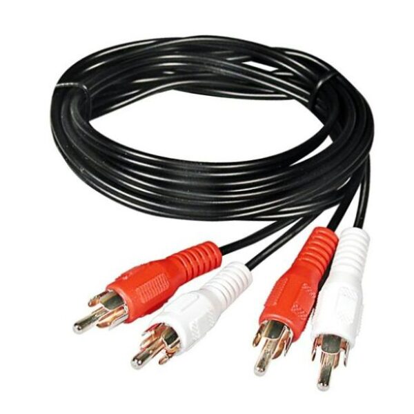 Audio kábel 2x RCA-2x RCA kábel 5m