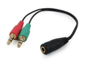Audio kábel 3,5 Jack/2RCA Gembird