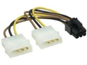 Y 6pin VGA Tápkábel csapott Kolink