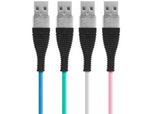 Delight USB kábel A-B(micro) össz. kábel 1m USB 2.0 színes PVC Androidhoz