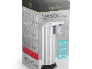 Bewello Automata szappanadagoló - 220 ml - álló - elemes - króm