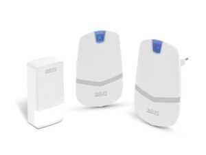 Delight 55342WH-2 Digitális vezeték és elem nélküli csengő Kinetic fehér