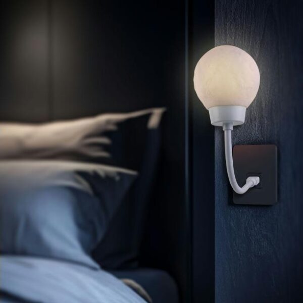 Delight LED Éjjeli fény - Holdlámpa - Melegfehér - USB 20257