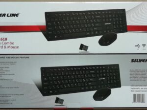 Silverline WKM1618 multimédiás USB billentyűzet + egér