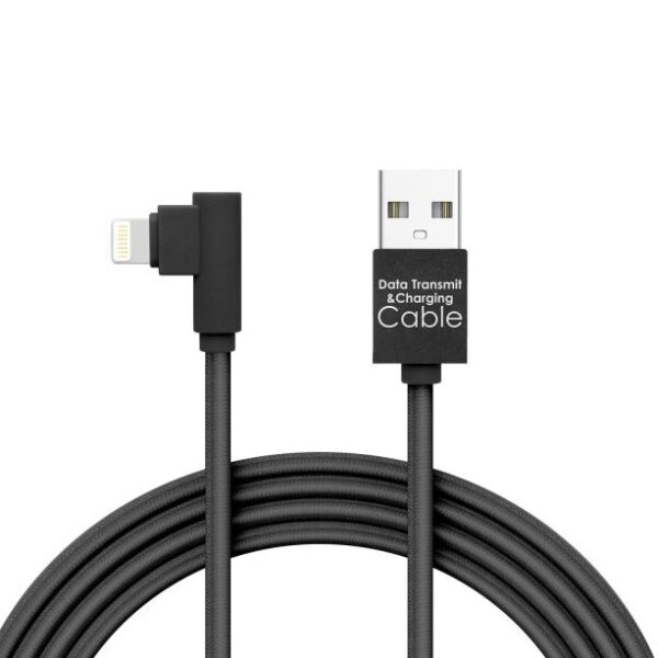 Delight 90 fokos Lightning USB kábel Apple termékekhez 2m fekete