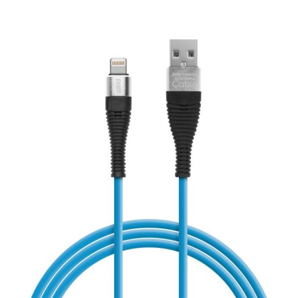 Delight Lightning USB kábel Apple termékekhez színes szilikon 1m