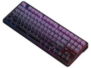AULA F87 PRO Vezeték Nélküli Mechanikus Gamer Billentyűzet - Fekete-Lila
