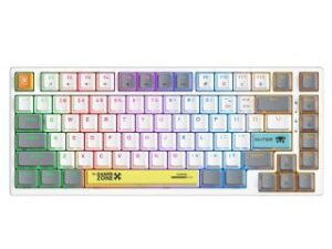 Onikuma G58 Mechanikus Gamer Billentyűzet TKL - Fehér - Angol kiosztás!