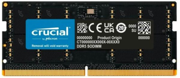 32GB/4800 DDR5 Crucial SO-DIMM CT32G48C40S5