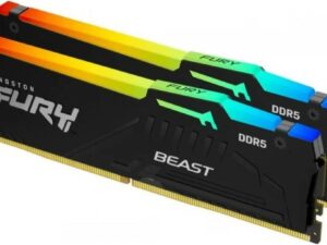 32GB/5200 DDR5 KINGSTON Beast RGB KF552C40BBAK2-32 Black KIT2