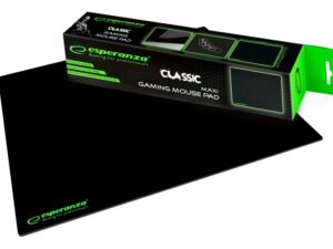 Esperanza Classic Maxi Gamer fekete-zöld Egérpad
