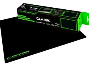 Esperanza Classic Mini Gamer fekete-zöld Egérpad