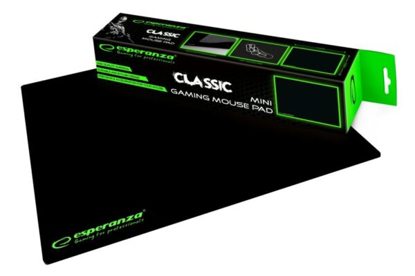 Esperanza Classic Mini Gamer fekete-zöld Egérpad