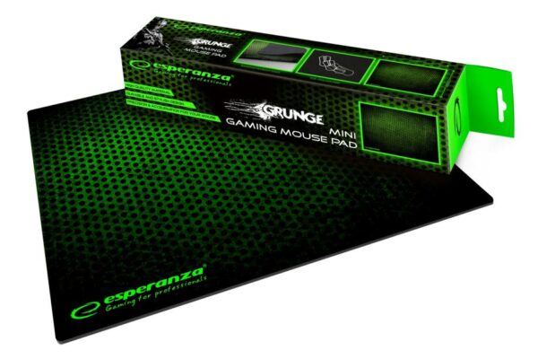 Esperanza Grunge Mini Gamer fekete-zöld Egérpad