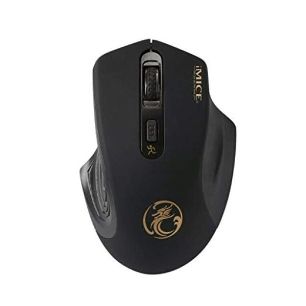 IMICE E-1800 wireless fekete egér