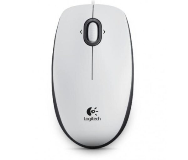 Logitech B100 fehér USB egér
