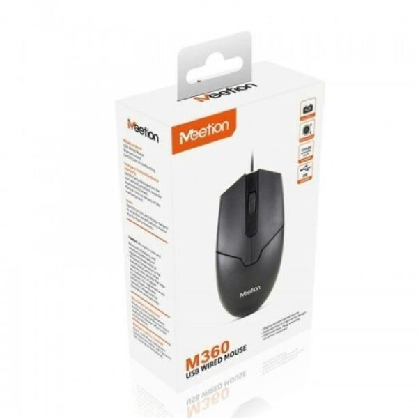 Meetion MT-M360  fekete  USB egér