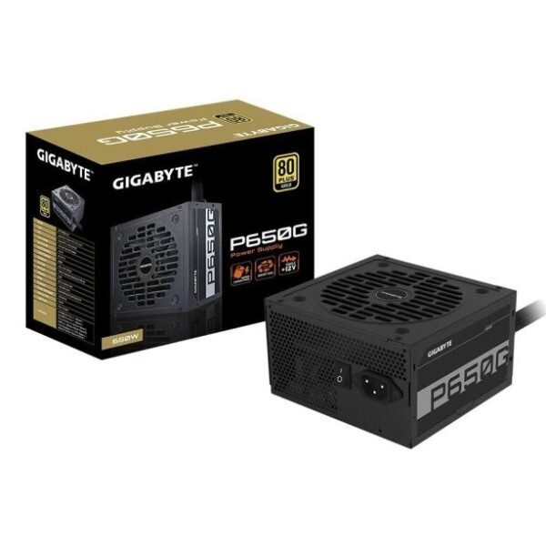 GIGABYTE  650W GP-P650G 80+ 12cm tápegység
