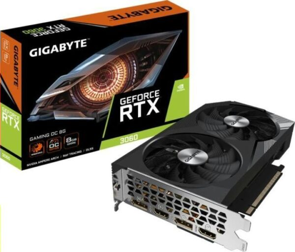 Gigabyte RTX 3060 GAMING OC 8GB GDDR6 GV-N3060GAMING OC-8GD 2.0
