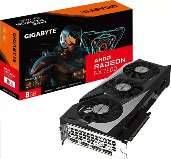 Gigabyte RX 7600 Gaming OC 8GB GDDR6 GV-R76GAMING OC-8GD 1.0