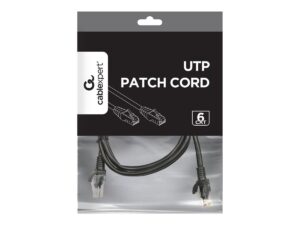 GEMBIRD PP6U-1M/BK patchcord RJ45